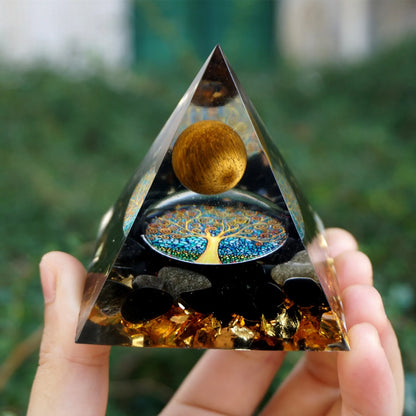 AuraGuard Orgonite Pyramid