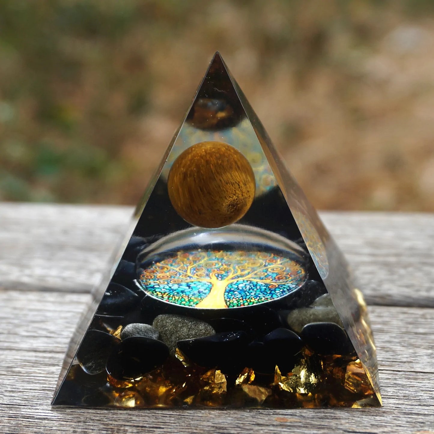 AuraGuard Orgonite Pyramid