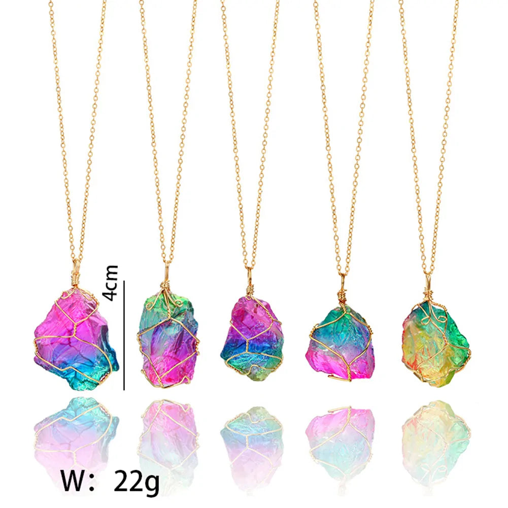 LumiMood Color-Changing Stone Necklace