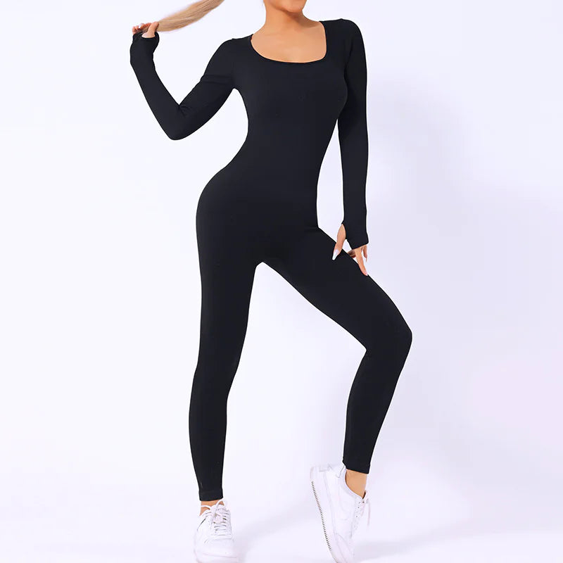 Full Sleeve Seamless Yoga Bodysuit