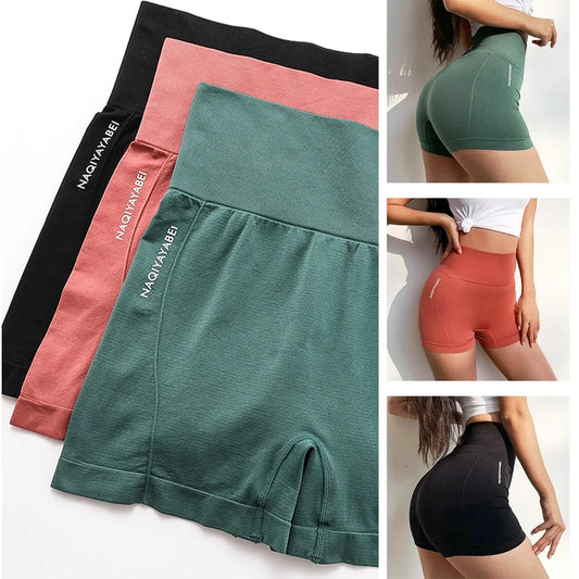 High Waist Seamless Yoga Shorts