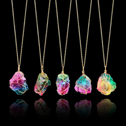 LumiMood Color-Changing Stone Necklace