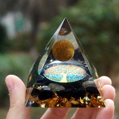 AuraGuard Orgonite Pyramid