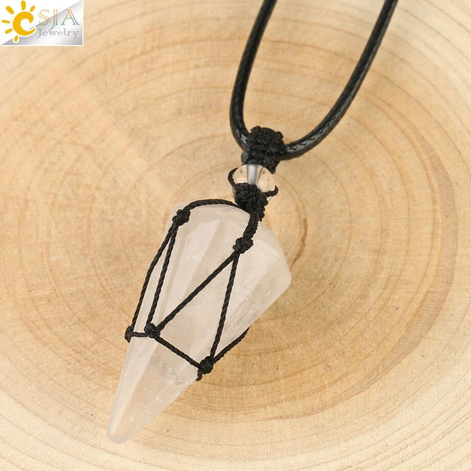 Celestial Harmony Cone Pendant Necklace