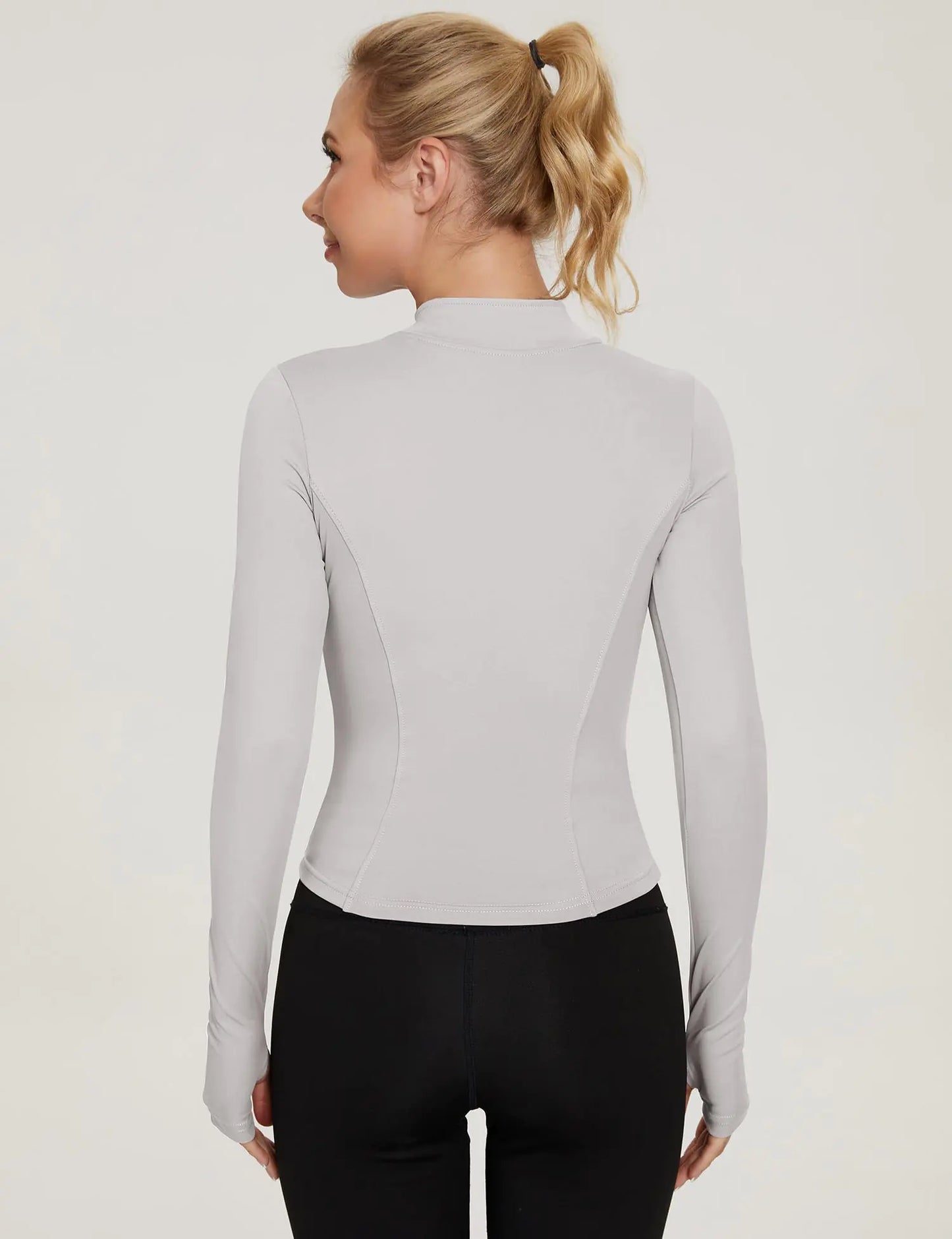 Elevate Cropped Zip-Up Jacket