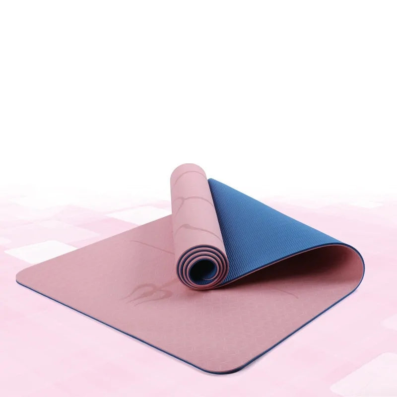 Position Line Yoga Mat