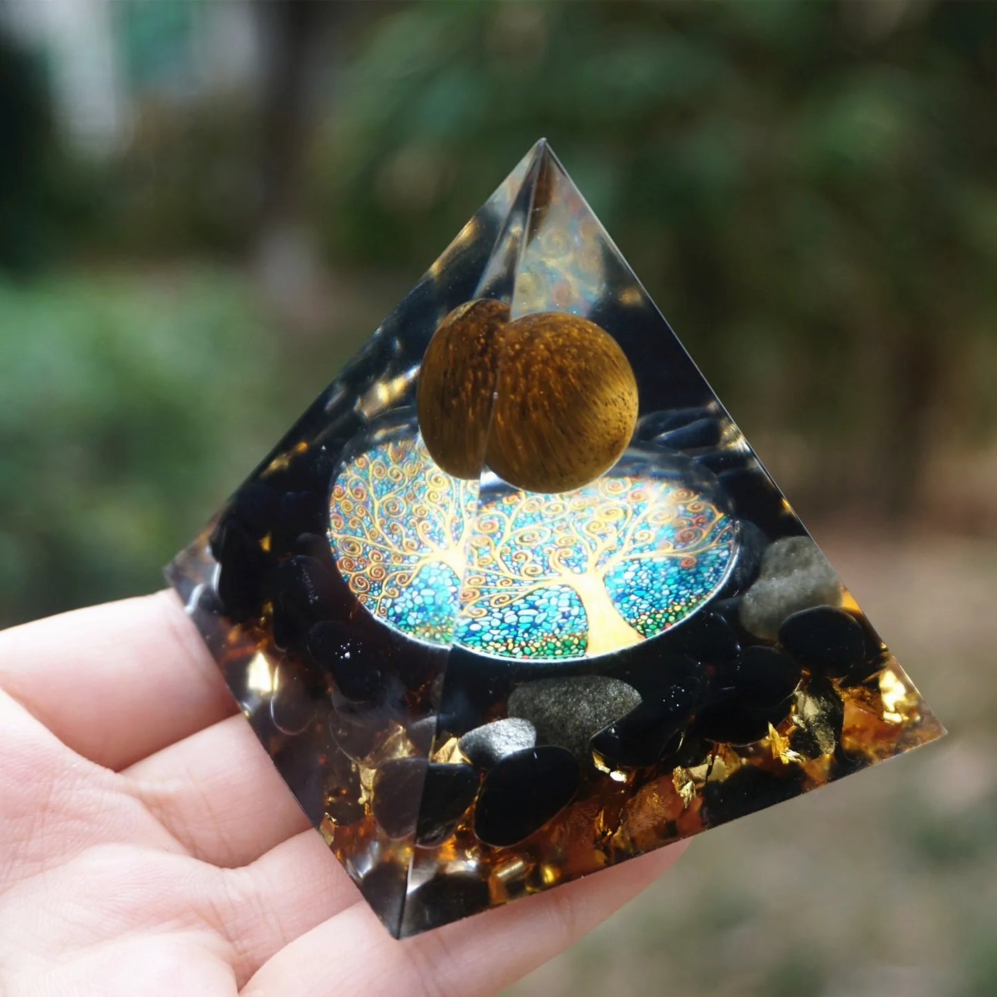 AuraGuard Orgonite Pyramid