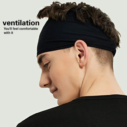 5-Pack Moisture-Wicking Sports Headbands